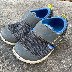 Merrill | Bare Steps H2O Sneaker (grey/blue) 9C